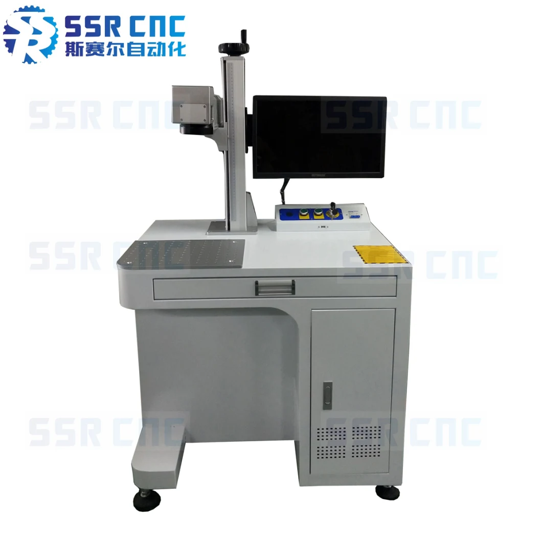 China High Quality Fiber Laser Marking Machine for Metal and Nonmetal, Hard PVC, Keyboard, Cellphone Shell with Raycus 20W, 30W, 50W, 70W Fiber Laser Marker